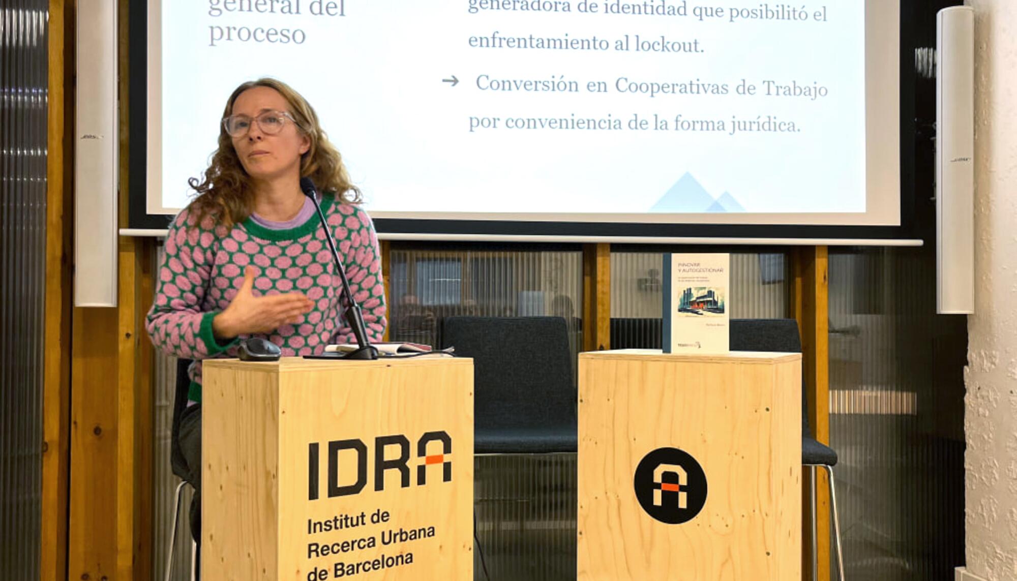 Natalia Bauni es coordinadora del Observatorio Social sobre Empresas Recuperadas y Autogestionadas.